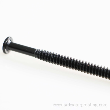 Black screws fasteners for roofing waterproofing membrane